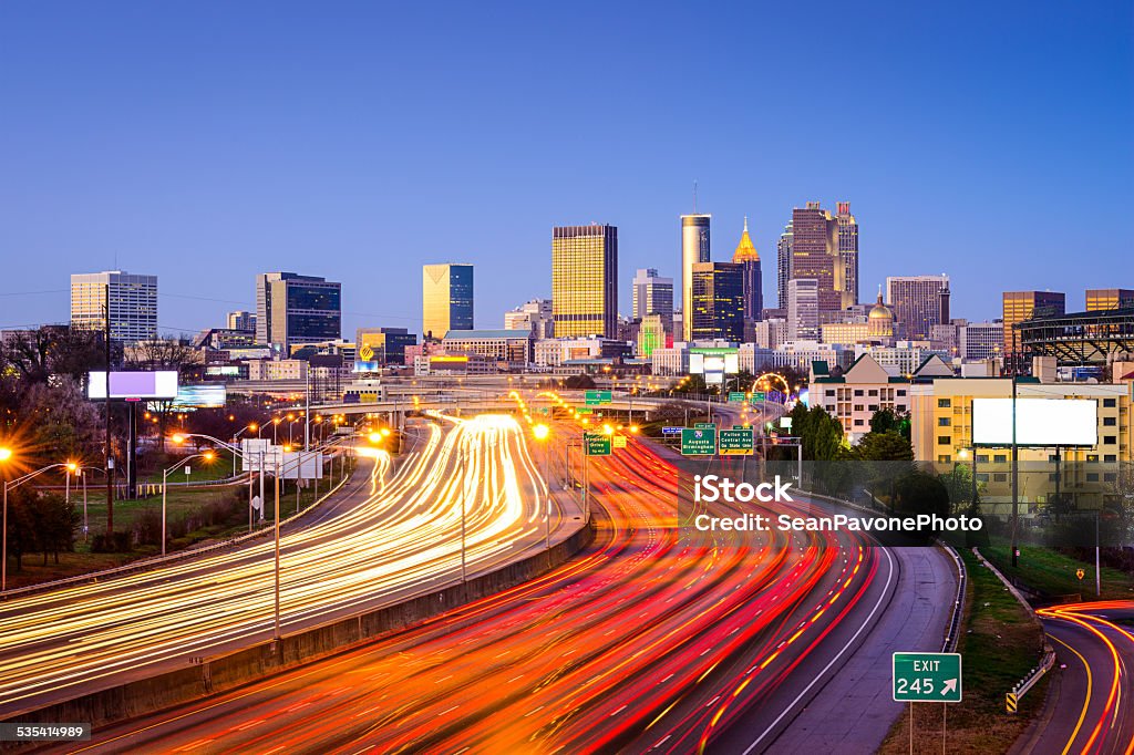 Paisaje de la ciudad de Atlanta, Georgia. - Foto de stock de Atlanta libre de derechos