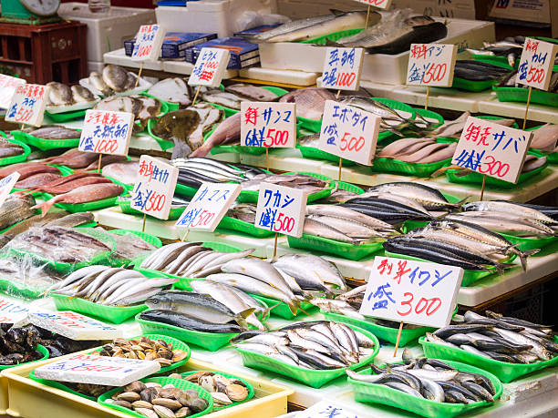 istock Different fish  on Ueno Old  Market Street 535418001