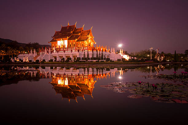 istock Traditional thai architecture in the Lanna style 535419293