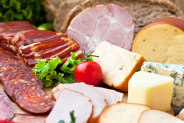 istock Ham, salami, sausages and cheese 535419451