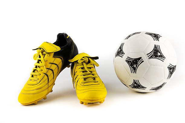 equipment for soccer player stock photo