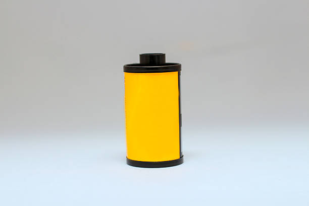 istock Roll of Film on White and Gray Background 535420030