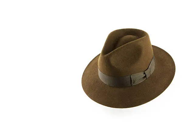 portrait of a vintage style hat