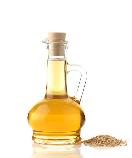 istock Sesame Oil on White Background 535423868