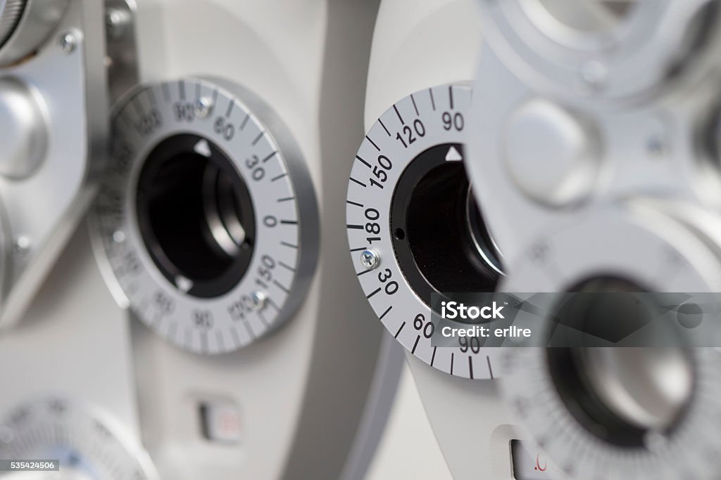 Phoropter Phoropter, ophthalmic testing device machine Care Stock Photo