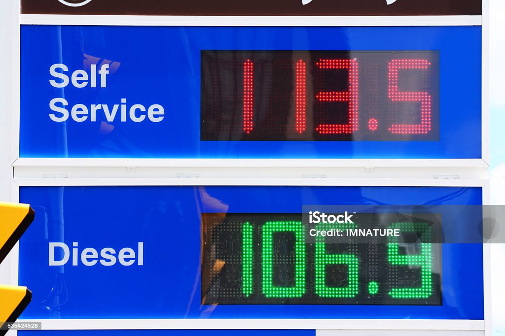 Gas prices Car Stock Photo