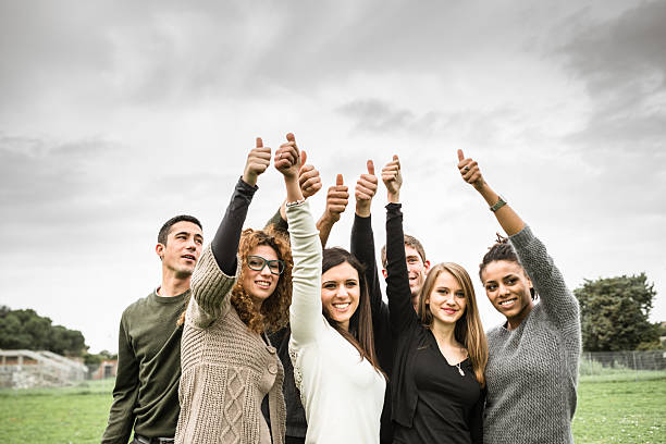 istock Multiracial adult - thumbs up 535427879