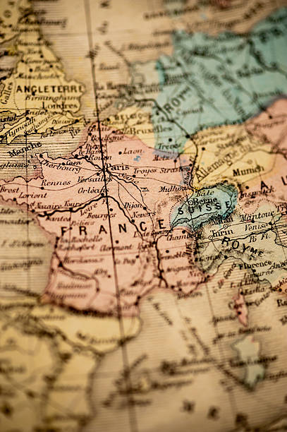 istock Antique Map | France 1869 535428097