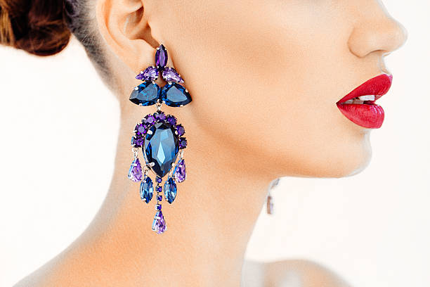 istock Nice looking woman with beautiful earings 535428239