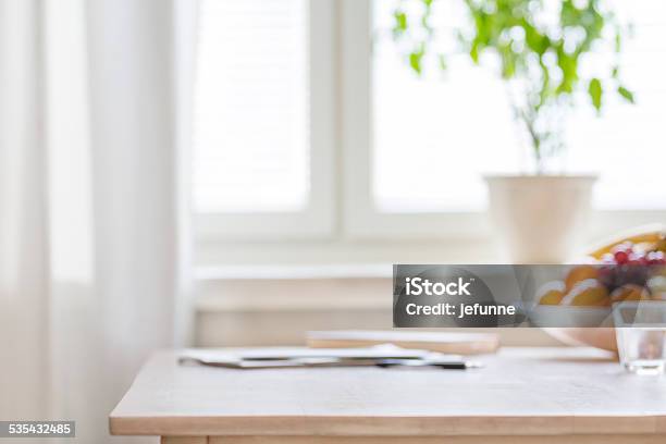 Home Background Stock Photo - Download Image Now - Table, Living Room, Window