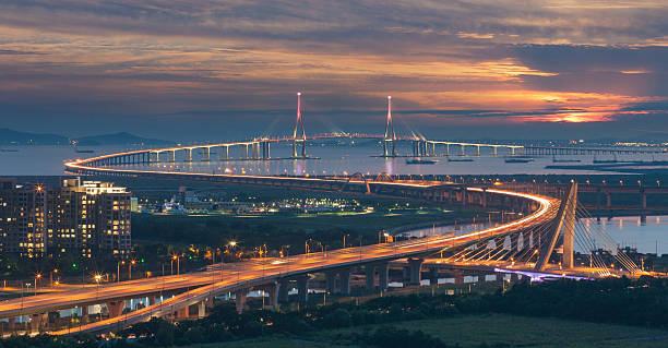 istock Inchon Bridge at Korea 535434127