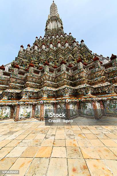 Pavement Gold Temple In Bangkok Of The Temple Stock Photo - Download Image Now