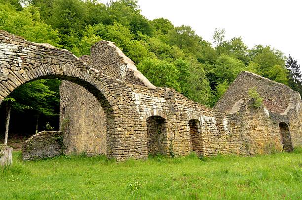 istock Walls in ruin of a former foundry. 535445864
