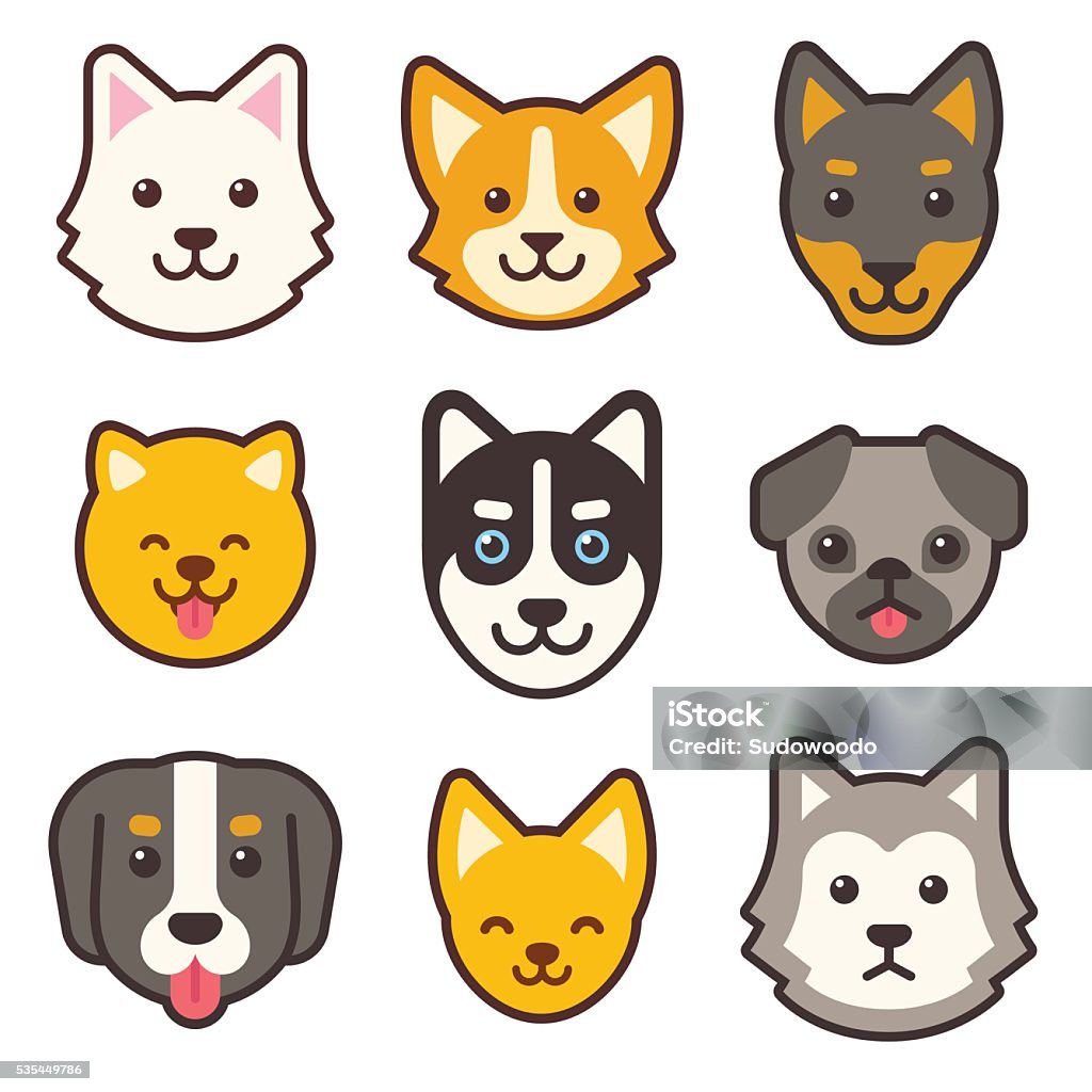 Ilustración de Perro De Dibujos Animados De Caras y más Vectores Libres de Derechos de Perro - Perro, Cabeza de animal, Cachorro - Perro - iStock Ilustración de Perro De Dibujos Animados De Caras y más Vectores Libres de Derechos de Perro - Perro, Cabeza de animal, Cachorro - Perro - iStock