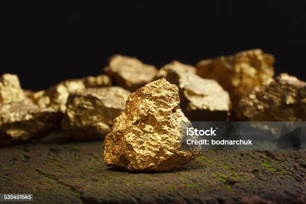 Nugget Gold Stock Photo - Download Image Now - Gold - Metal, Gold Mine, Gold Colored