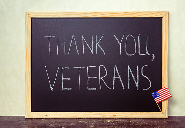 istock handwriting text thank you veterans is written in chalkboard 535452266