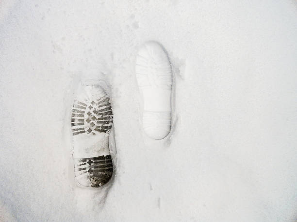 istock Footsteps in the snow 535454181