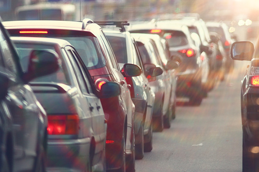 istock traffic jams in the city, road, rush hour 535454613