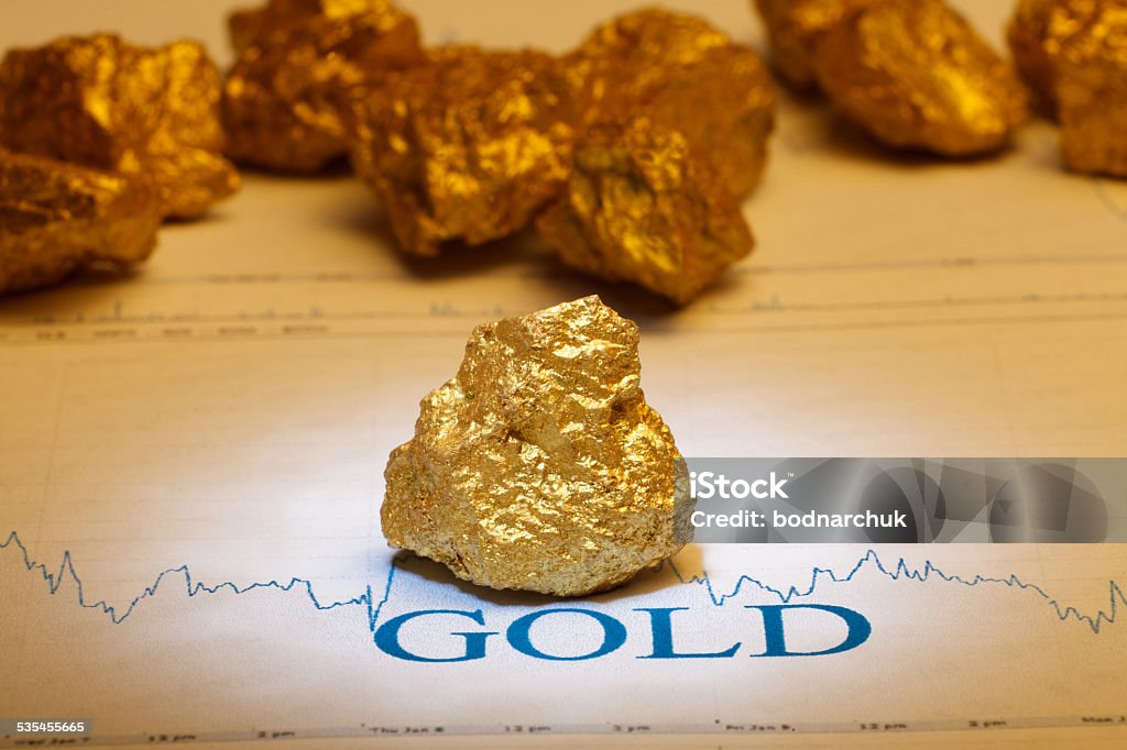 nugget gold - Lizenzfrei 2015 Stock-Foto