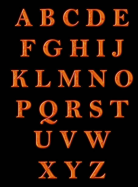 istock Hot metal alphabet 535456299