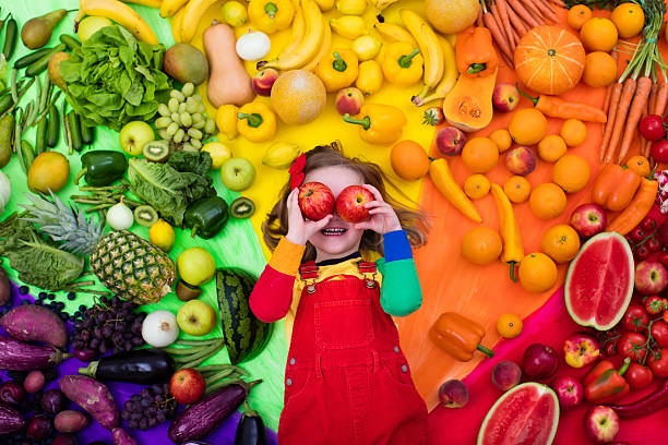 Healthy fruit and vegetable nutrition for kids