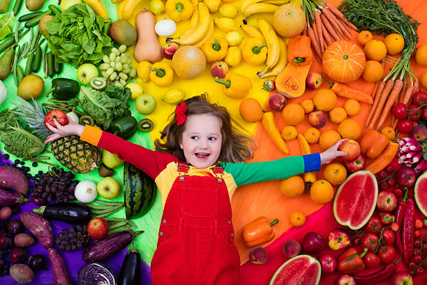 istock Healthy fruit and vegetable nutrition for kids 535463894