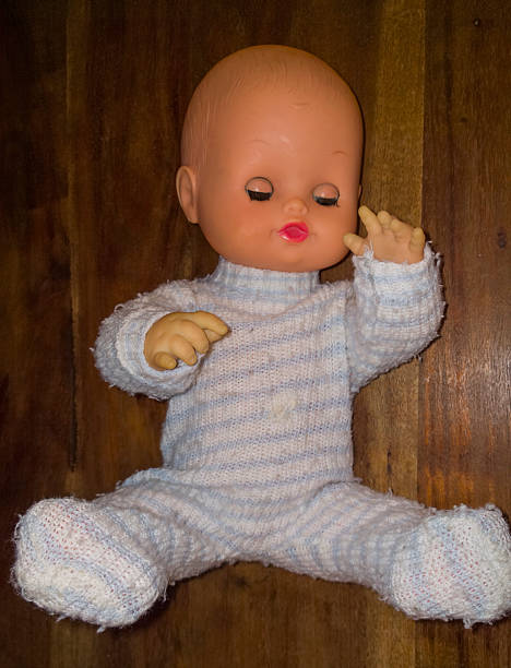 istock Little doll toy 535464279