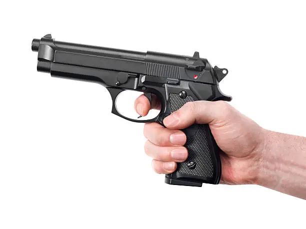 Photo of Hand with gun