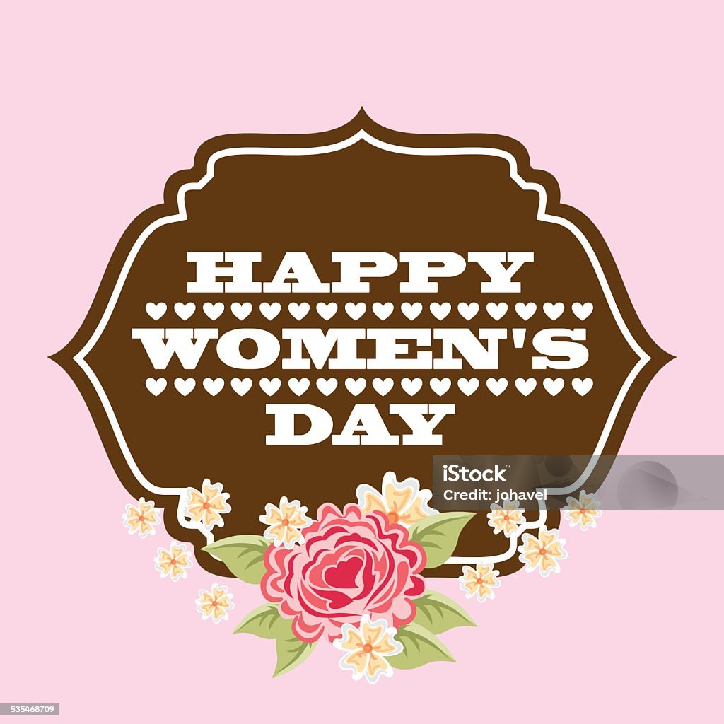 happy womens day happy womens day design, vector illustration eps10 graphic 2015 stock vector