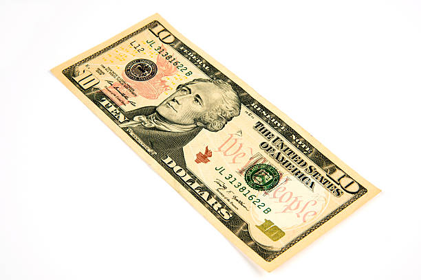 istock Ten American Dollar Bill 535469121