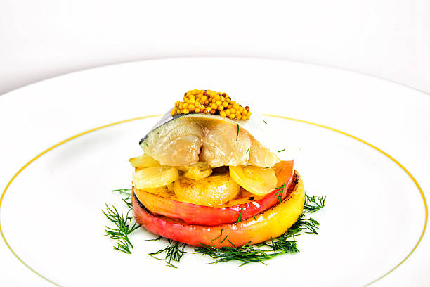 istock Salt Marinated Mackerel with Apple and Onion 535469550