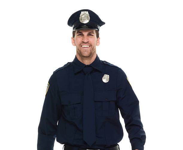 istock Smiling police looking at camera 535469596