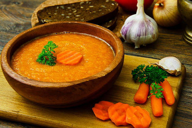 istock Carrot Cream Soup Diet Food 535470358