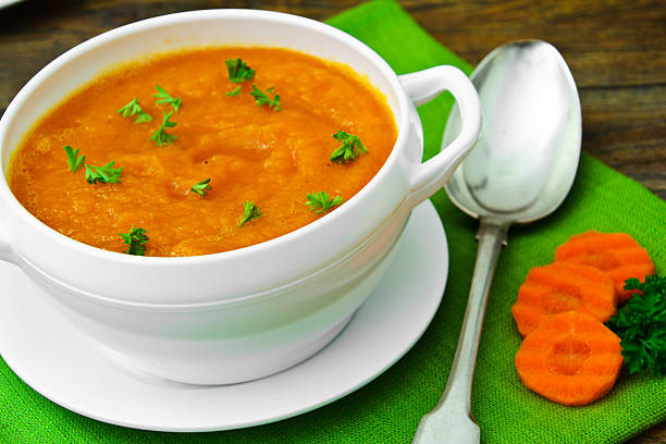 istock Carrot Cream Soup Diet Food 535470662