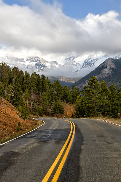 istock Road through Rocky Mountain National park 535471104
