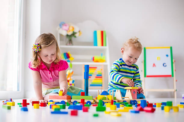istock Kids playing at day care 535471388