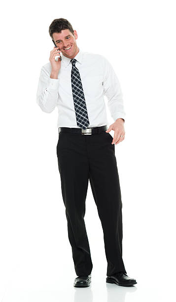 istock Cheerful businessman talking on phone 535471672