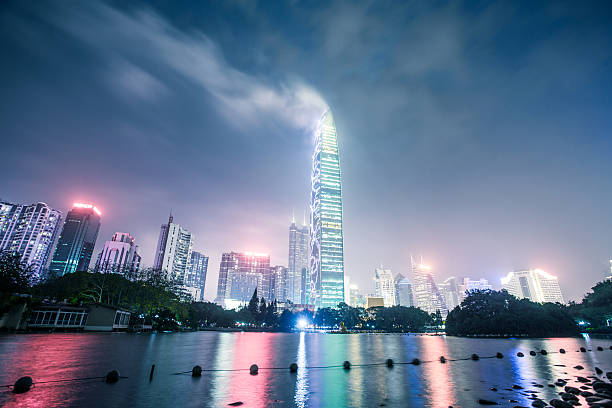 istock Shenzhe skyline at night,China 535473720