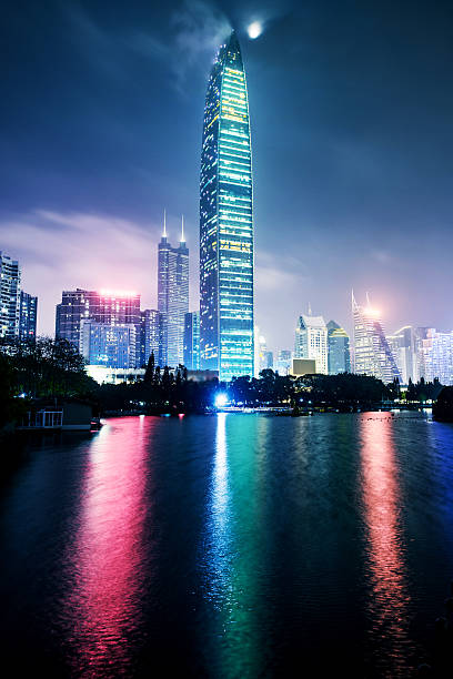 istock Shenzhe skyline at night,China 535473848