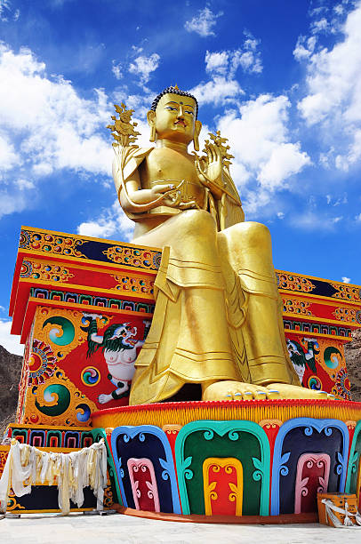 istock statue of Maitreya at Likir Monastery 535475047