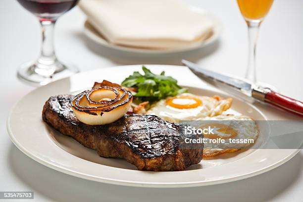 Steak And Eggs Stock Photo - Download Image Now - Egg - Food, Steak, 2015
