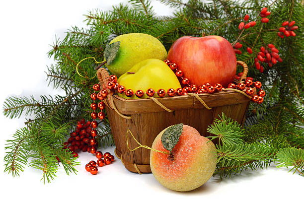 istock Christmas Arrangement in a rustic style. 535476612