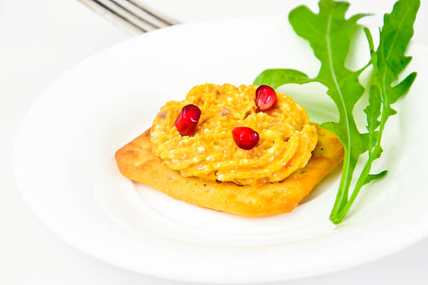 istock Forshmak: Herring with Butter, Carrots and Crackers 535478418