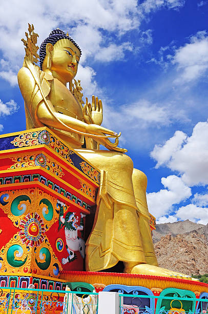 istock statue of Maitreya at Likir Monastery 535478641