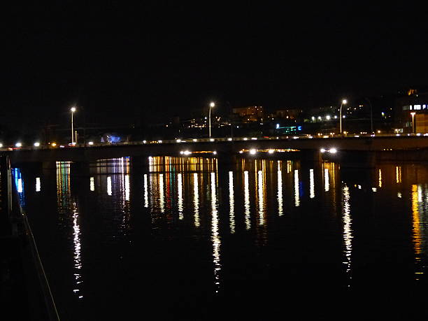 istock Bridge over the Rhone in Lyon at Night 535479322