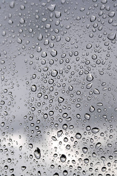 istock Drops of rain on the window 535479360