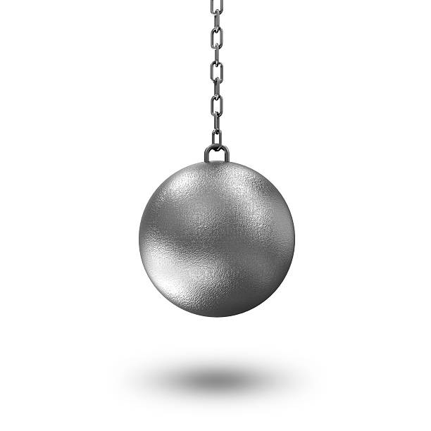 istock Wrecking Ball isolated on white background 535480299