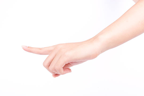 finger hand symbols isolated the concept touch screen digital idea