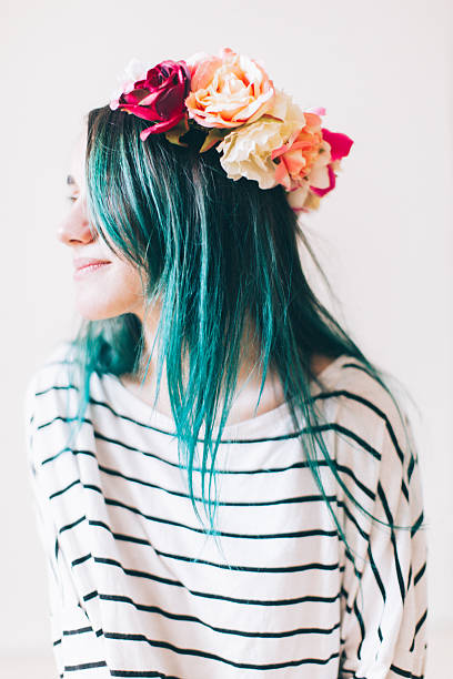istock Flowers in my hair 535480795