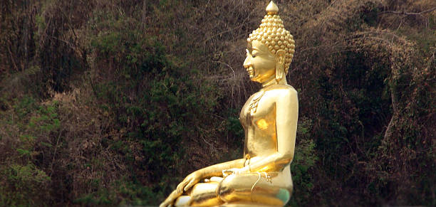 istock Looking At Gold Colored Buddha At Golden Triangle.Thailand.Southeast Asia 535481008